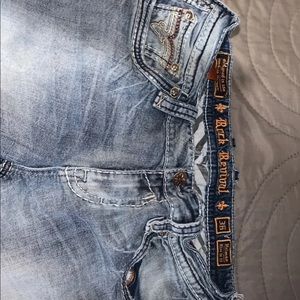 Rock revival jeans like damage like new